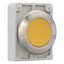 Pushbutton, RMQ-Titan, flat, maintained, yellow, blank, Front ring stainless steel thumbnail 8