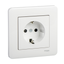 Exxact Primo complete single socket-outlet earthed screw white thumbnail 4