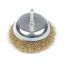 Cup brush for drill  1/4",100mm (crimped wire) thumbnail 1