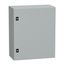 Spacial CRN plain door with mount.plate. H600xW500xD250 IP66 IK10 RAL7035.. thumbnail 1