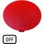 Button plate, mushroom red, OFF thumbnail 2