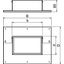 PLM WC 1220 RW Wall connection collar 3- and 4-sided 85x253x273 thumbnail 2