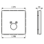 Centre plate for 1 loudsp. or BNC socket AL2962-1AN thumbnail 4