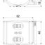 2058UW 52 LGR Counter-trough combinable with double trough 46-52mm thumbnail 2