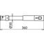 Operating head up to 36kV 50Hz T pin shaft with plug-in coupling L 360 thumbnail 2