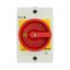 Main switch, T0, 20 A, surface mounting, 2 contact unit(s), 4 pole, Emergency switching off function, With red rotary handle and yellow locking ring thumbnail 19