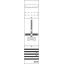 DF17AB Meter panel, Field width: 1, Rows: 0, 1050 mm x 250 mm x 160 mm, IP2XC thumbnail 17