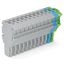 1-conductor female connector Push-in CAGE CLAMP® 4 mm² gray/blue/green thumbnail 1