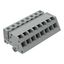 1-conductor female connector, angled CAGE CLAMP® 2.5 mm² gray thumbnail 1