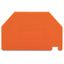 Separator plate 2 mm thick oversized orange thumbnail 1