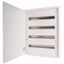 Complete flush-mounted flat distribution board, white, 24 SU per row, 4 rows, type C thumbnail 1