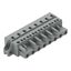 1-conductor female connector CAGE CLAMP® 2.5 mm² gray thumbnail 1