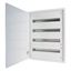 Complete flush-mounted flat distribution board, white, 24 SU per row, 4 rows, type E thumbnail 1