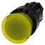 Illuminated mushroom pushbutton, 22 mm, round, plastic, yellow, 30 mm, 3SU1001-1AD30-0AA0-Z Y15 thumbnail 2