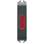 SINGLE INDICATOR LAMP - RED - 1/2 MODULE - SATIN BLACK - CHORUSMART thumbnail 1