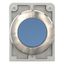 Pushbutton, RMQ-Titan, flat, maintained, Blue, blank, Front ring stainless steel thumbnail 5