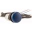 Indicator light, Flat, Cable (black) with non-terminated end, 4 pole, 1 m, Lens Blue, LED Blue, 24 V AC/DC thumbnail 4