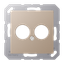 Centre plate f.Hifi socket A562-2CH thumbnail 1