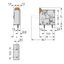 PCB terminal block lever 6 mm² gray thumbnail 5