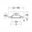 HB 801, 13 W, 1250 lm, 830, 840, 857, white, on/off Recessed downlight thumbnail 4