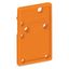 End plate snap-fit type 1.5 mm thick orange thumbnail 3