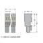 1-conductor female connector CAGE CLAMP® 4 mm² gray thumbnail 3