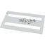 Front cover, +mounting kit, for FAZ, vertical, HxW=200x800mm, grey thumbnail 5