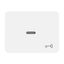 1781-24G CoverPlates (partly incl. Insert) carat® Studio white thumbnail 3