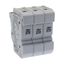 Fuse-holder, LV, 32 A, AC 690 V, 10 x 38 mm, 3P, UL, IEC, indicating, DIN rail mount thumbnail 23