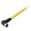 System bus cable M12B socket angled 5-pole yellow thumbnail 2
