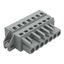 1-conductor female connector CAGE CLAMP® 2.5 mm² gray thumbnail 3