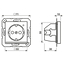 SCHUKO socket 16 A / 250 V A1520-OSWMLNW thumbnail 2