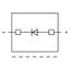 Component plug for carrier terminal blocks 2-pole gray thumbnail 4