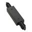 Longitudinal connector for HV-track, black thumbnail 1