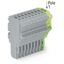 1-conductor female connector Push-in CAGE CLAMP® 1.5 mm² gray, green-y thumbnail 1