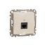 DATA Outlet CAT 6A UTP, Sedna Design & Elements, RJ45, Beige thumbnail 4