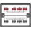 Distribution box Single-phase current (230 V) 2 inputs black thumbnail 2