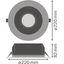 DOWNLIGHT UGR19 DALI DN195 21 W 840 WT IP54 DALI thumbnail 12