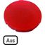 Button plate, flat red, OFF thumbnail 3