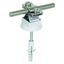 Conductor holder StSt f. Rd 8-10mm with cover plate and fixing materia thumbnail 1