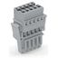 1-conductor female connector CAGE CLAMP® 4 mm² gray thumbnail 1