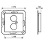 Centre plate f.Hifi socket A562WW thumbnail 5