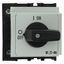 On-Off switch, P1, 40 A, service distribution board mounting, 3 pole + N, with black thumb grip and front plate thumbnail 8