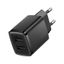 Wall Charger 10.5W 2xUSB 2.1A, Black thumbnail 1