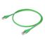 ETHERNET cable RJ45, axial locking RJ45, axial locking green thumbnail 1