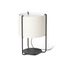 DRUM BLACK TABLE LAMP BEIGE LAMPSHADE 1XE27 thumbnail 2