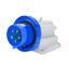 90° ANGLED SURFACE MOUNTING INLET - IP67 - 3P+E 16A 200-250V 50/60HZ - BLUE - 9H - SCREW WIRING thumbnail 2