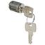 Key barrel type 455 - for XL³ metal or transparent door - supplied with 2 keys thumbnail 2