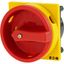 Main switch, P1, 32 A, rear mounting, 3 pole, Emergency switching off function, With red rotary handle and yellow locking ring, Lockable in the 0 (Off thumbnail 51