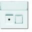 1572 CN-84 CoverPlates (partly incl. Insert) carat® Studio white thumbnail 1